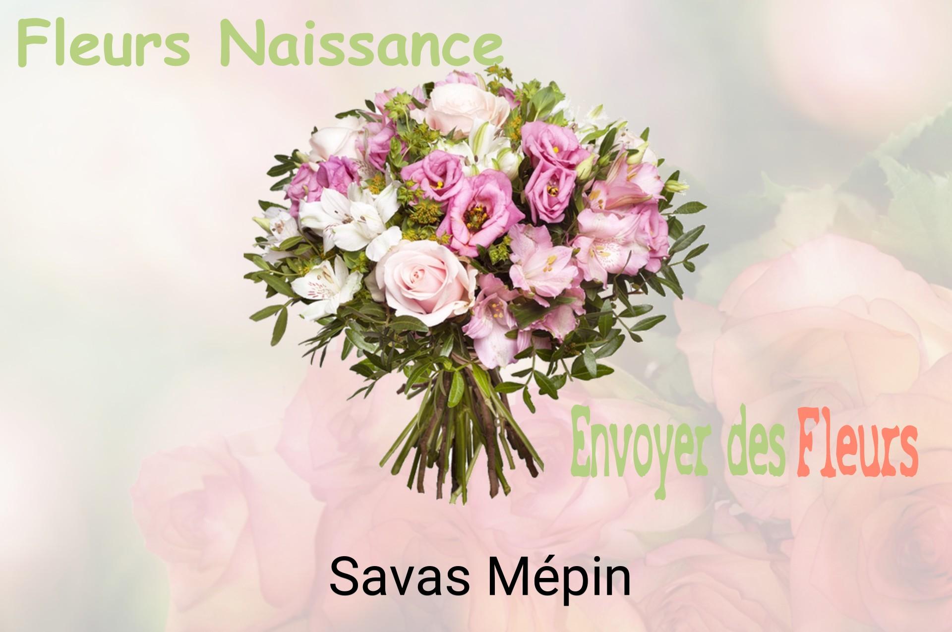 Bouquet de fleurs de naissance livré à Savas-Mépin